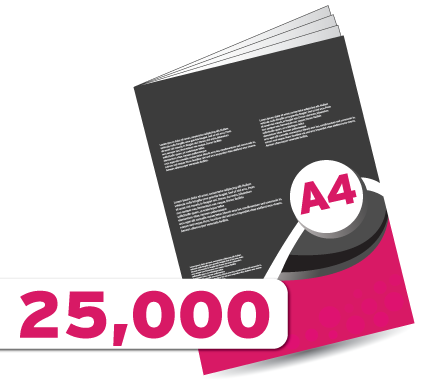 25,000 A4 Booklet