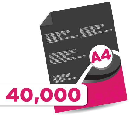 40,000 A4  Leaflets 