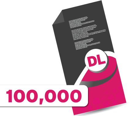 100,000 DL Leaflets